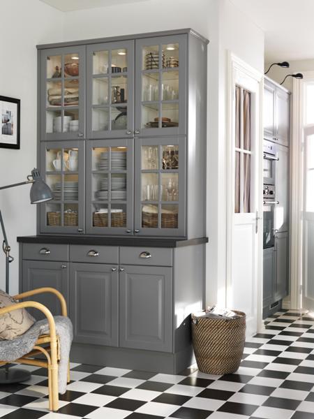gray kitchen design idea 51