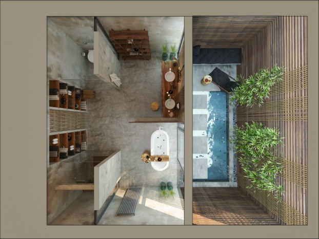 Bathroom: Natural Zen Like Elegance 11