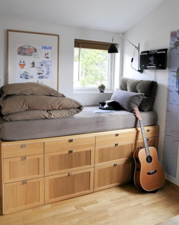 Bed Can Double Up as Storage