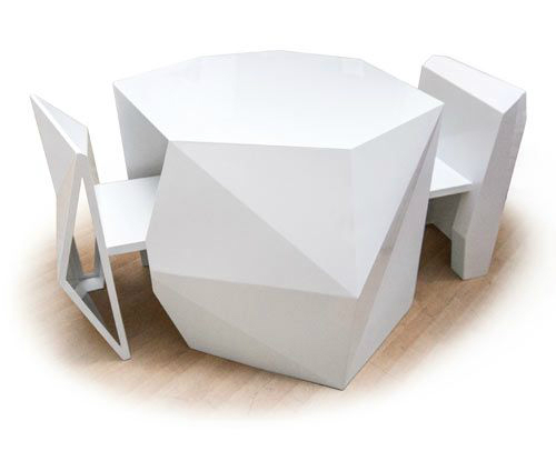 Dining Table And Chairs That Fit Into One