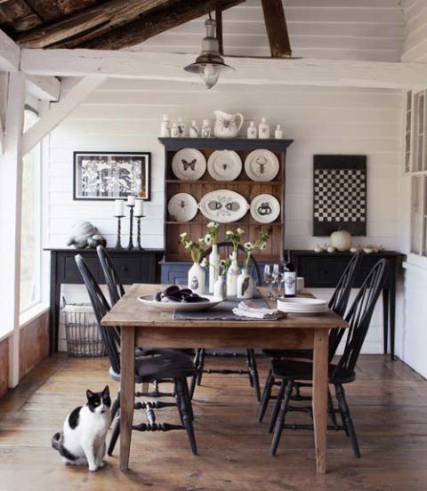 country dining room with character 8