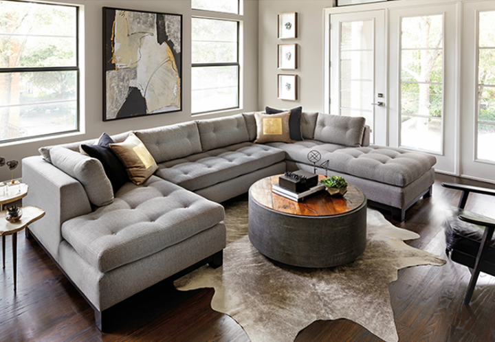 high fashion home contemporary gray living room