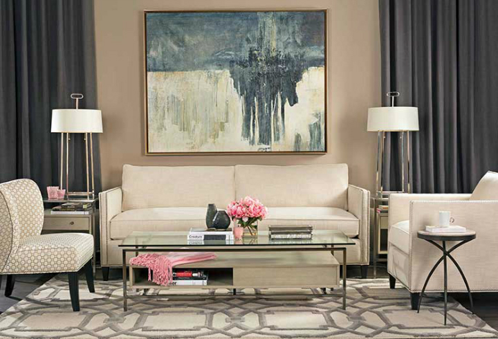 high fashion home beige wall living room idea 44