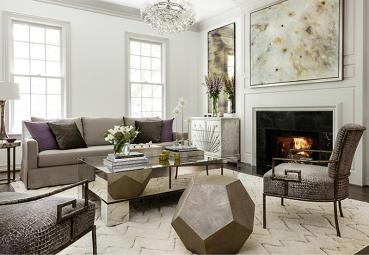 high fashion home contemporary greige living room