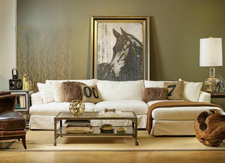 high fashion home gray wall living room idea 64