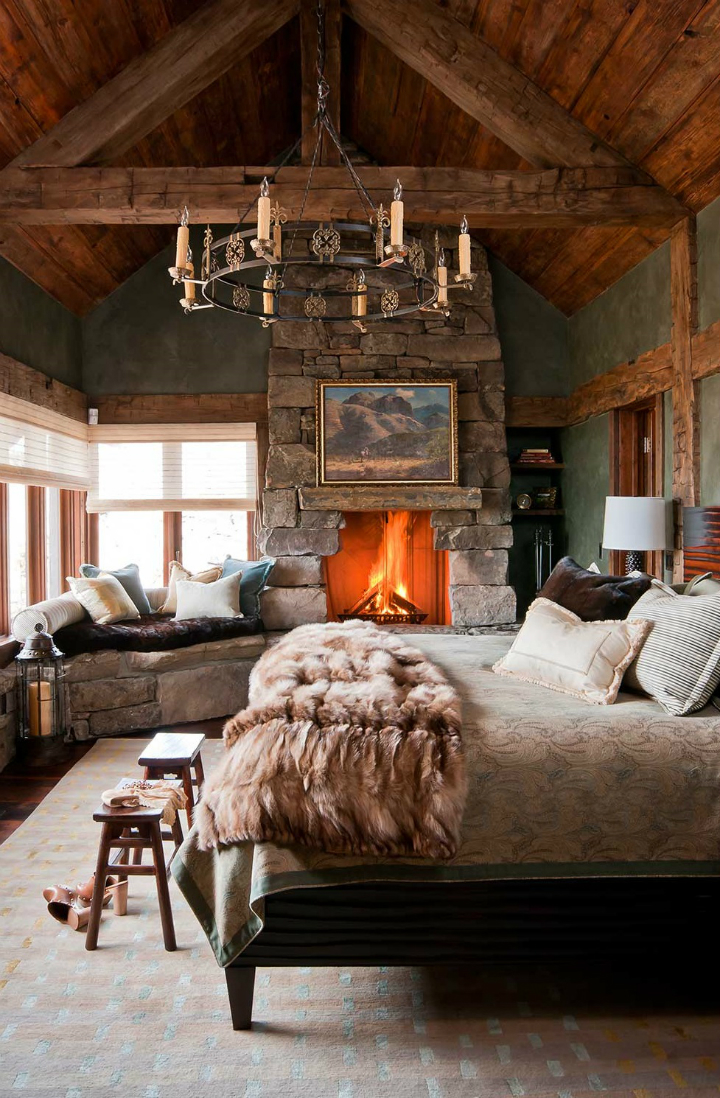 Bedroom Fireplace Decor Ideas - Mirrors