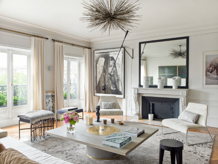 Modern French contemporary parisian Interiors 