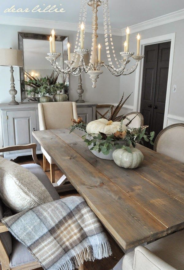 12 Rustic Dining Room Ideas Decoholic, Rustic Living Room Table Sets