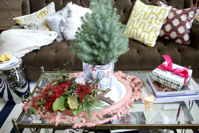 Eclectic Christmas Coffee Table
