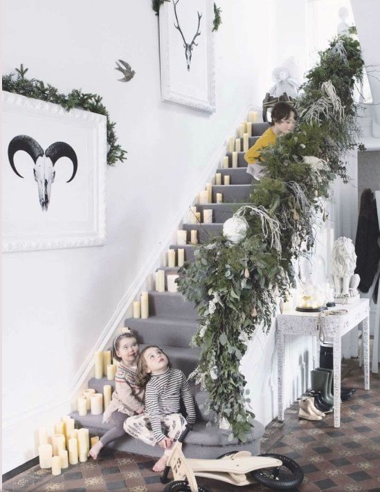 Scandinavian Christmas Staircase