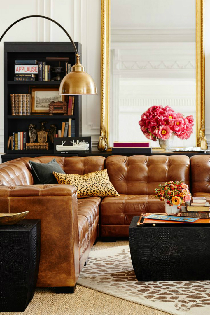 5 Living Room Ideas Make It More, Leather Sectional Living Room