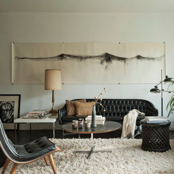 How To Decorate A Living Room With A Black Leather Sofa ...