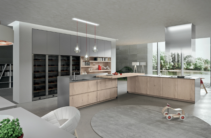 Contemporary Kitchen which Combines Planning Flexibility Technology and New Materials 13