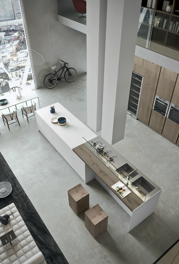 Contemporary Kitchen which Combines Planning Flexibility Technology and New Materials 3