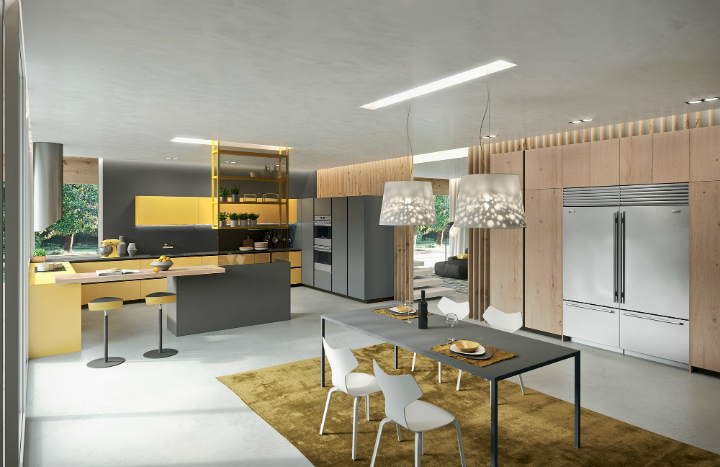 Contemporary Kitchen which Combines Planning Flexibility Technology and New Materials 8