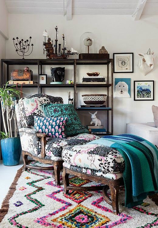 bohemian accent rugs