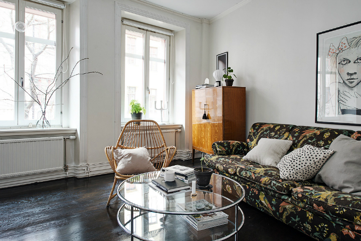 Scandinavian home interior with High-Gloss Finish 11