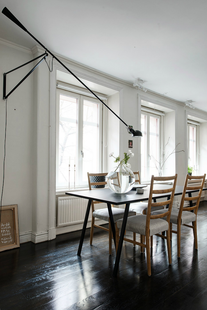Scandinavian home interior with High-Gloss Finish 15