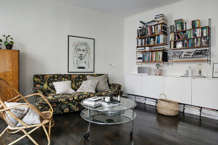 Scandinavian home interior with High-Gloss Finish 16