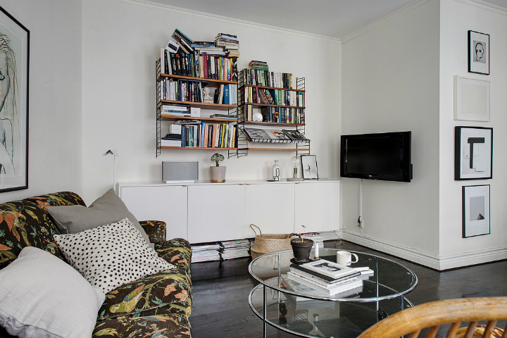 Scandinavian home interior with High-Gloss Finish 18