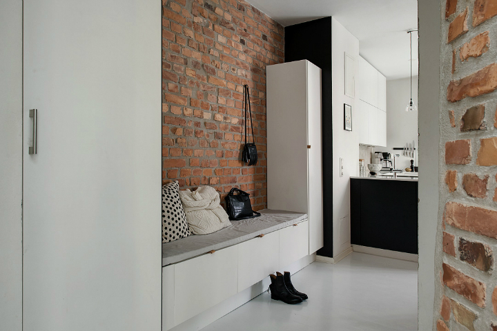 Scandinavian home interior with High-Gloss Finish 27