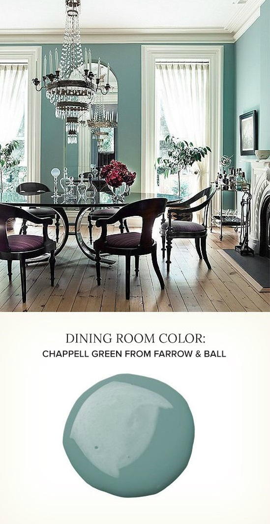 best green blue paint color for dining room