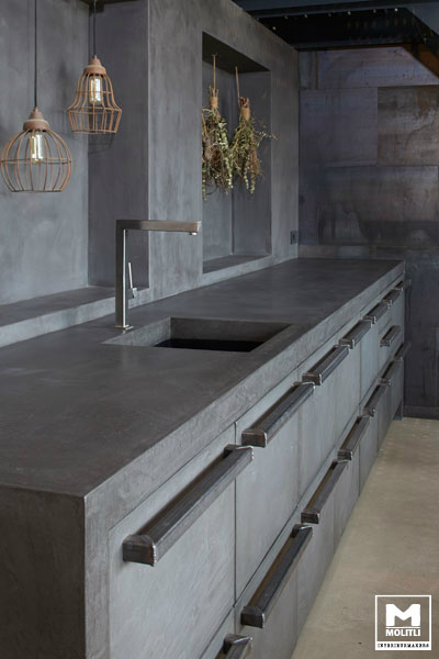 Concrete Kitchen Design 9