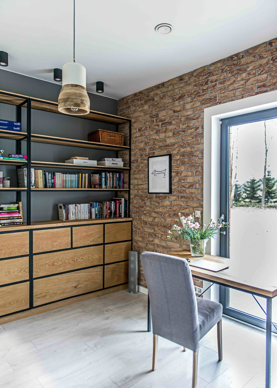 Nordic gray modern home interior design 12