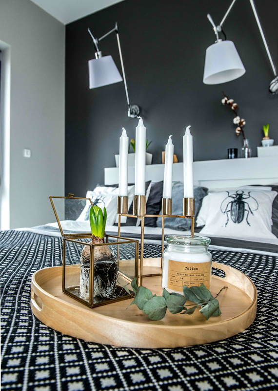Nordic gray modern home interior design 15