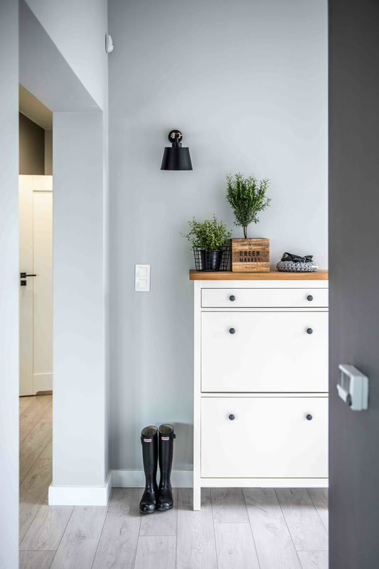 Nordic gray modern home interior design 24