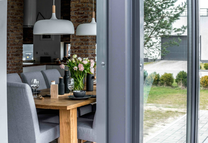 Nordic gray modern home interior design 4