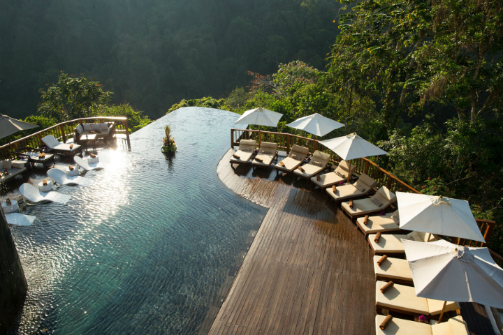 The Hanging Gardens of Bali swimming pool