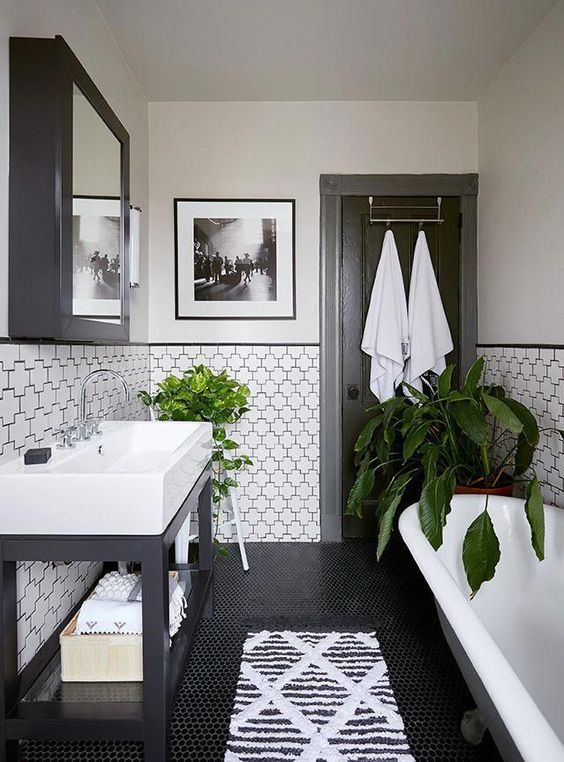 Why A Classic Black And White Bathroom, Black And White Bathroom Pictures