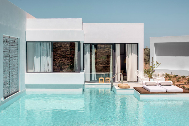 bohemian hotel design on greek island of Rhodes 24