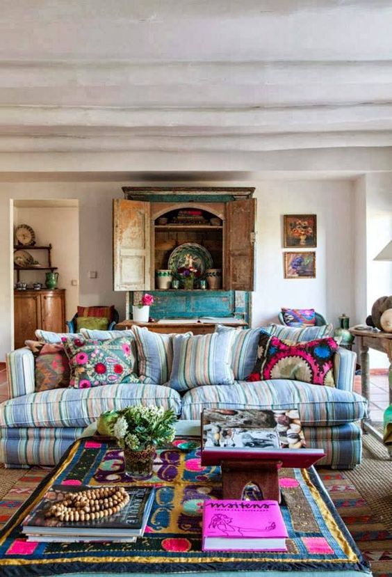 26 Bohemian Living Room Ideas Decoholic