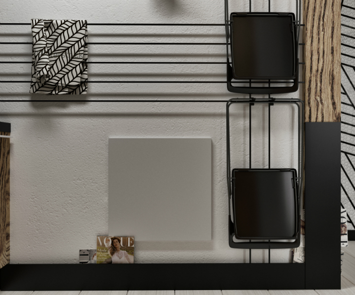 small contemporary gray apartment interior design 6