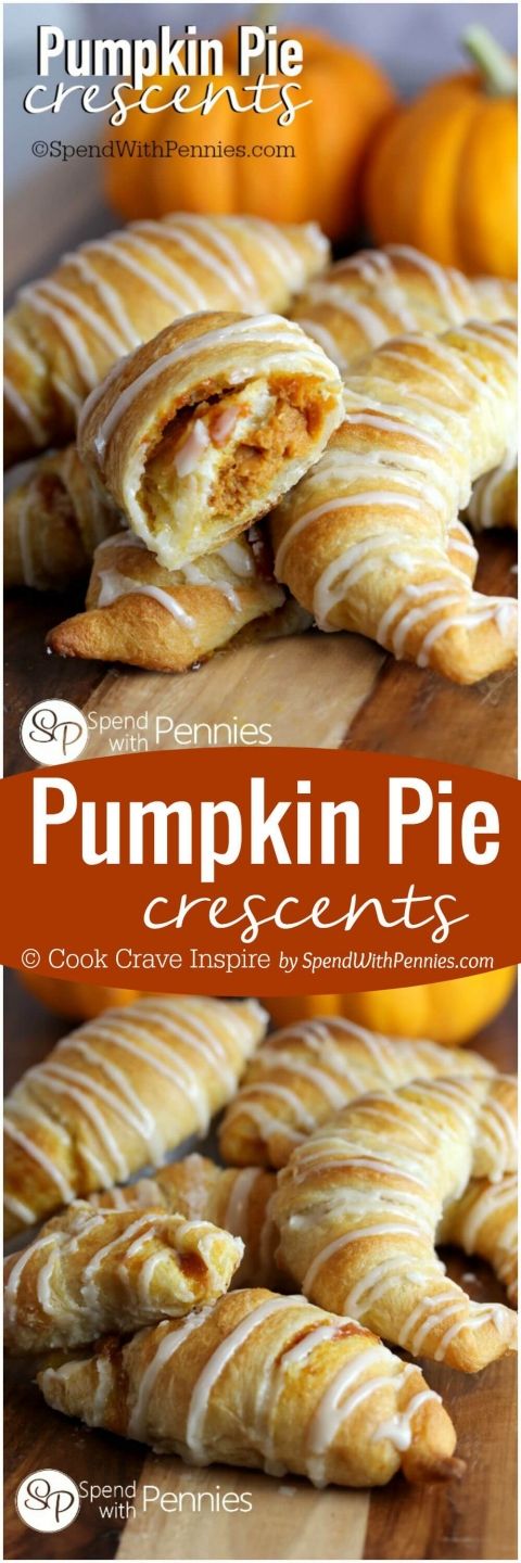 Pumpkin Pie Crescents