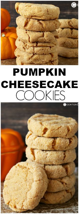 Pumpkin Cheesecake Cookies