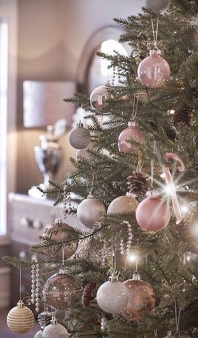 Pink Shabby Christmas Tree