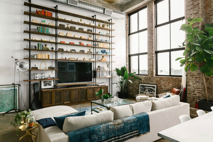 Transitioning a Sprawling Industrial Loft to a Cozy Home 6