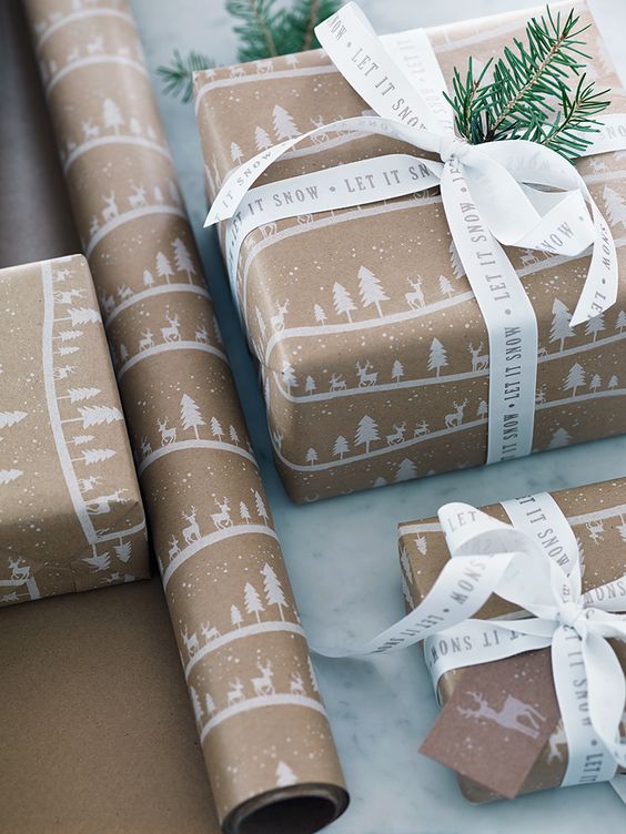 Midwinter Forest Wrapping Paper by Cox & Cox