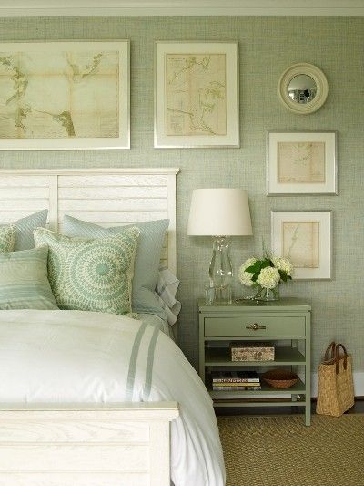 green bedroom design idea 12