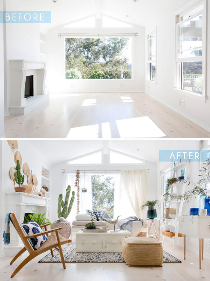 How to Create the Perfect Blue and White Sunroom 3