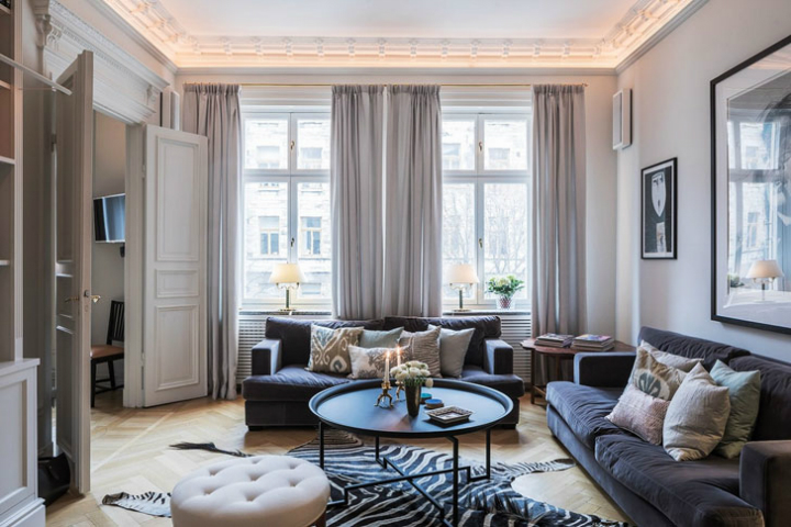A Parisian Styled Scandinavian Apartment 
