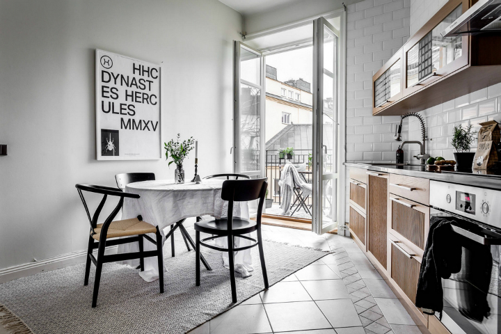 modern Scandinavian attic interior design 14