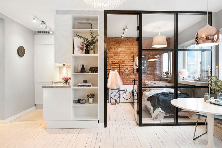 Small Scandinavian Apartment With Open and Airy Design 
