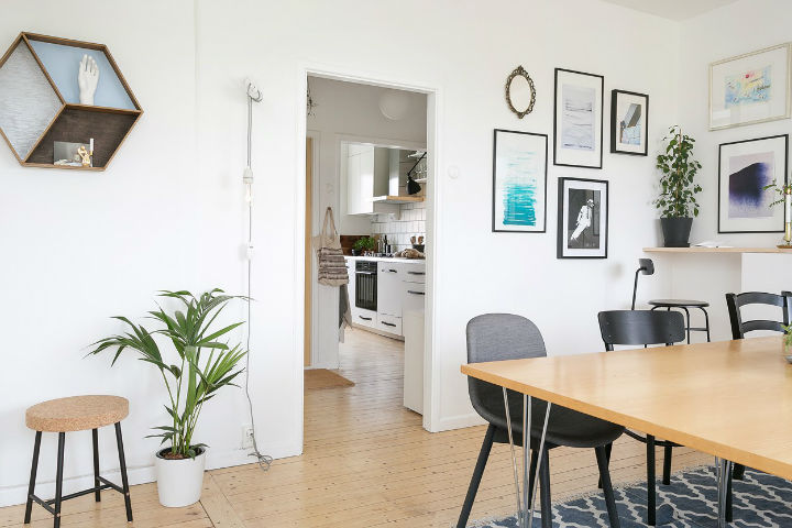 Scandinavian minimalism rustic apartment decor 14