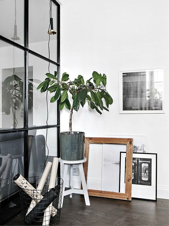 cozy Scandinavian studio apartment interior design 8