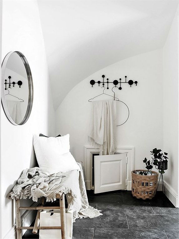 cozy Scandinavian studio apartment interior design 9
