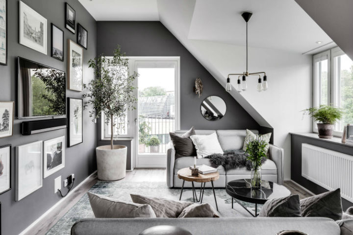 grey home decoration idea 